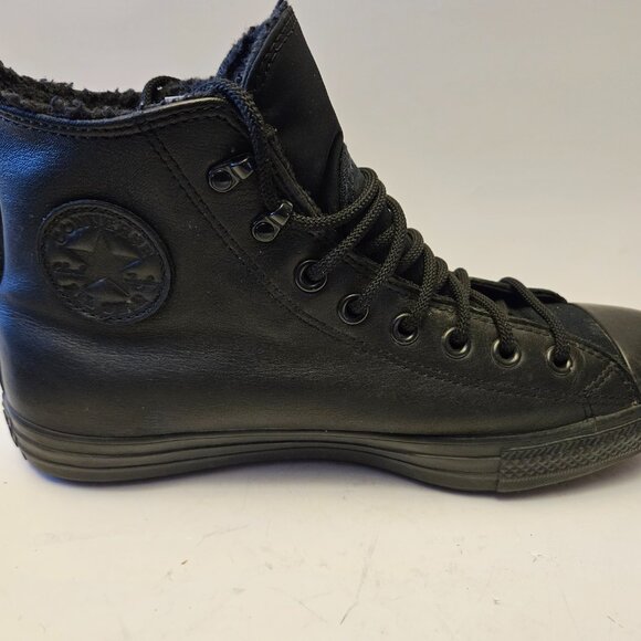 Converse Chuck Taylor All Star Leather High Top Boots Warm Unisex M9 W11 - Picture 10 of 15